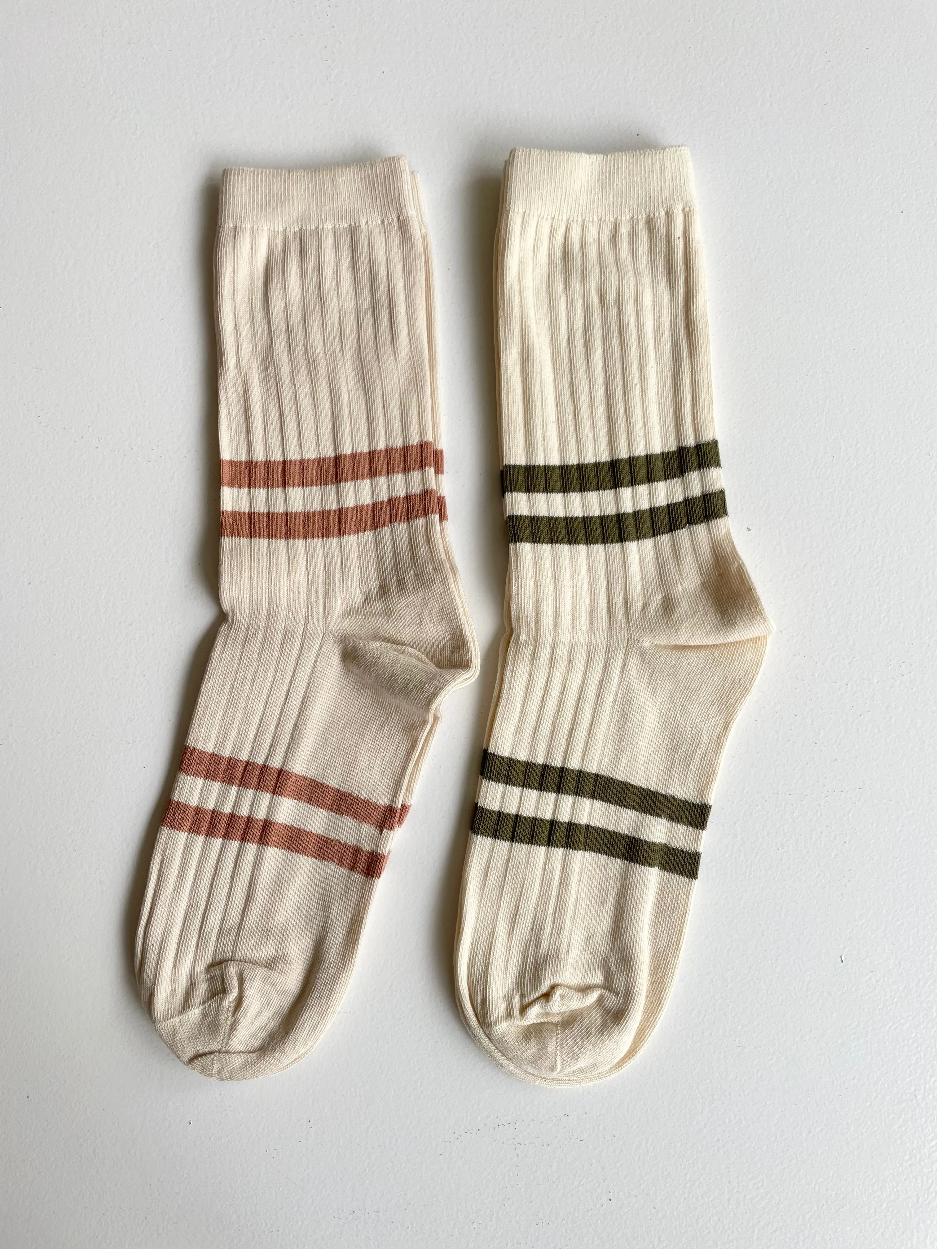 SALE | Escuyer Striped Cotton Socks