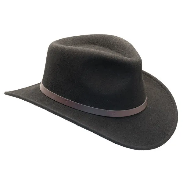 Scala - Crushable Wool Felt Outback Hat