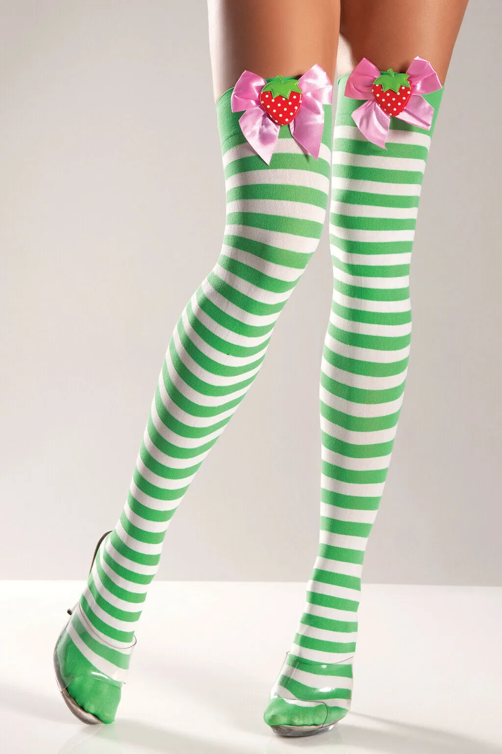 Strawberry Striped Stockings