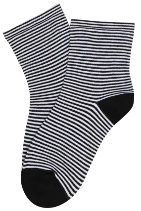 Striped Sailor Socks Black