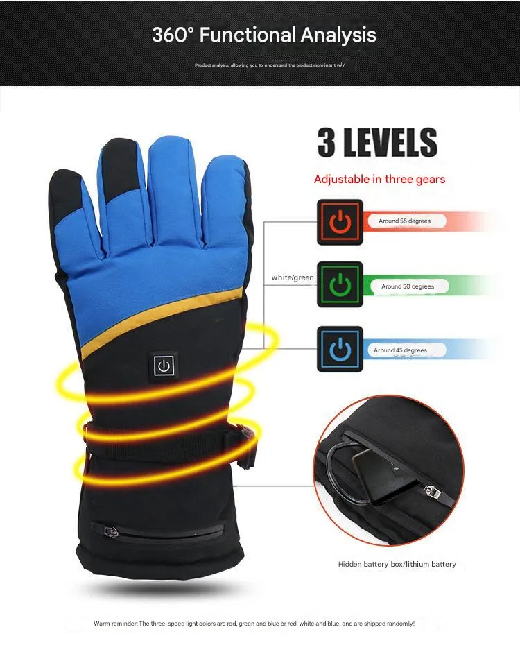 Touch Screen Heated Gloves