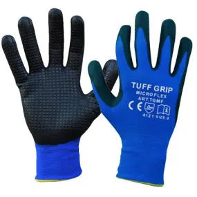 TuffGrip MicroFlex Gloves Black/Navy