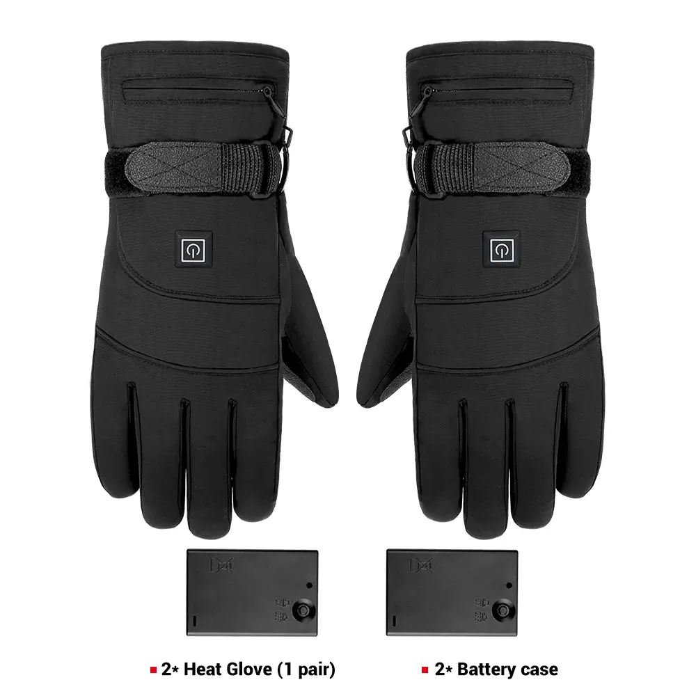 Winter Motorcycle Gloves Waterproof Heated Guantes