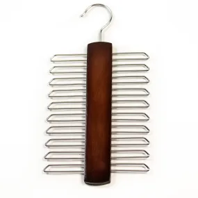 Wood Tie Hanger with 20 Holders (Retro)